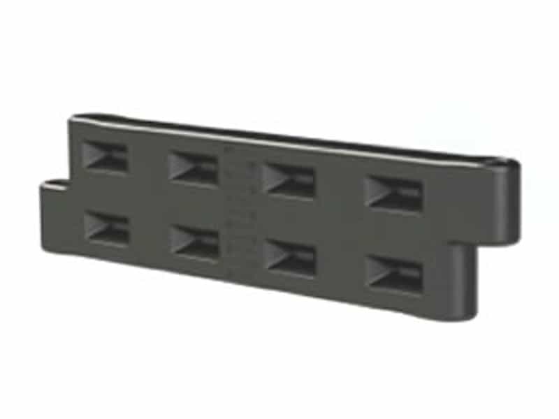 12" Plastic Playground Border With Built In Surfacing Guide And Galvanized Spike