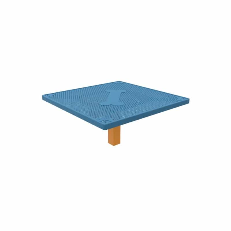 Square Dog Grooming Table - Punched Steel