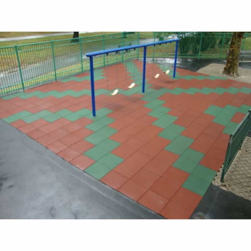 22" x 44" Soft-Land Rubber Tile